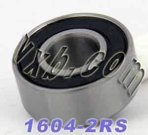 1604-2RS Sealed Bearing 3/8" x 7/8" x 11/32" Miniature - Buy Bearings online