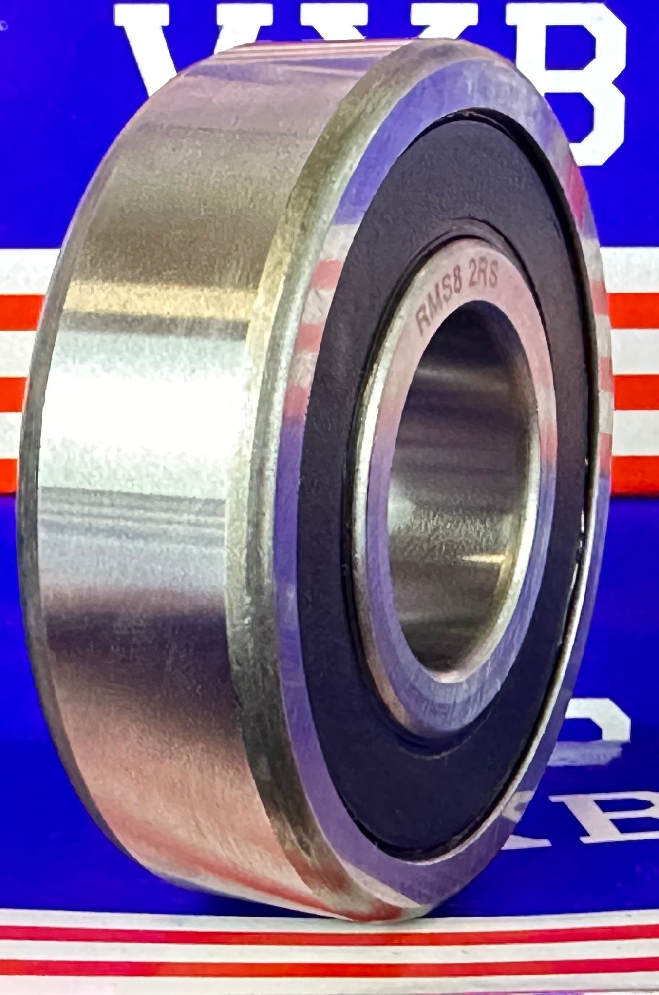 RMS8-2RS Sealed Ball Bearing 1x2 1/2" x 3/4" - Buy Bearings online