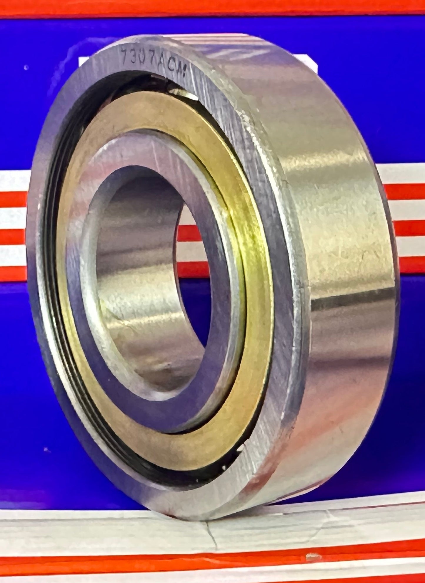 7307ACM Angular Contact bearing Bronze Cage 35x80x21mm - Buy Bearings online