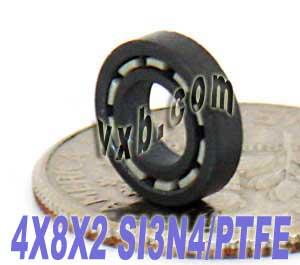 4x8 Full Ceramic Bearing 4x8x2 Silicon Nitride Miniature - Buy Bearings online