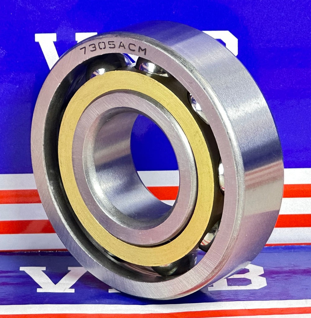 7305ACM Angular Contact bearing Bronze Cage 25x62x17mm - Buy Bearings online