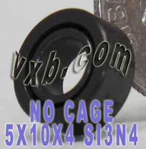 5x10x4 Full Complement Full Ceramic Bearing Si3N4 Miniature - Buy Bearings online