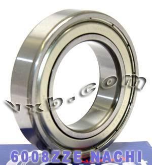 6008ZZE Nachi Bearing 40x68x15mm Double Shielded C3 Japan - Buy Bearings online