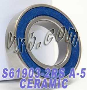 61903-2RS Hybrid Ceramic Bearing 17x30x7 Stainless Steel ABEC-5 Quality - Buy Bearings online