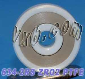 Full Ceramic 634-2RS Bearing 4x16x5 ZrO2 Miniature Sealed Bearing - Buy Bearings online