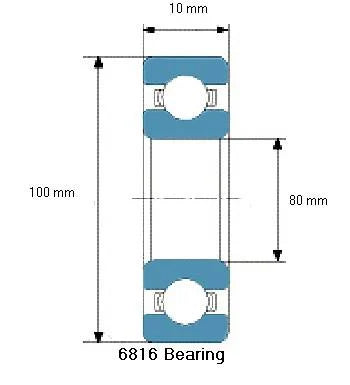 6816 Bearing Deep Groove 6816 - Buy Bearings online