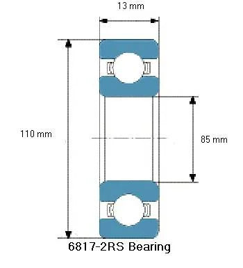 6817-2RS Bearing Deep Groove 6817-2RS - Buy Bearings online