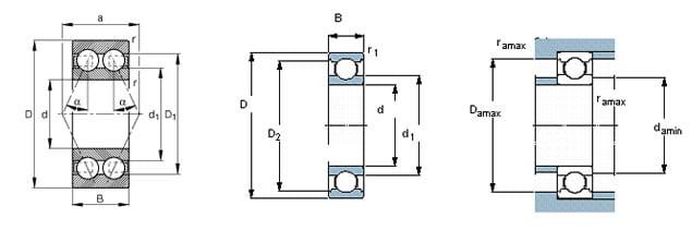 6821-2RS Bearing Deep Groove 105x130x13mm - Buy Bearings online