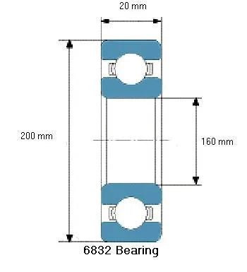 6832 Bearing Deep Groove 6832 - Buy Bearings online
