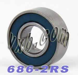 686-2RS Bearing 6x13x5 - Sealed - Miniature - Buy Bearings online