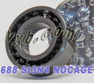 688 Full Complement Full Ceramic Bearing 8x16x5 Si3N4 Miniature Bearing - Buy Bearings online