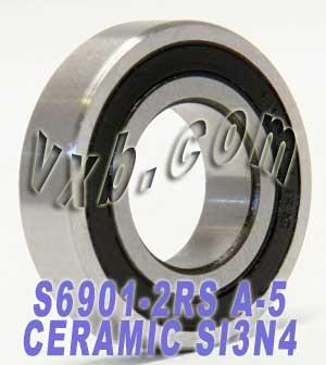 6901-2RS Hybrid Ceramic Bearing 12x24x6mm Stainless Steel ABEC-5 - Buy Bearings online