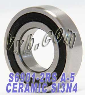 6901-2RS Hybrid Ceramic Bearing 12x24x6mm Stainless Steel ABEC-5 - Buy Bearings online