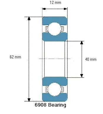6908 Bearing Deep Groove 6908 - Buy Bearings online