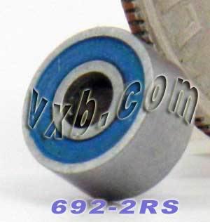 692-2RS Ball Bearing - Sealed - Miniature - 2x6x3mm - Buy Bearings online