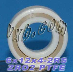 6x12x4mm ZrO2 Full Ceramic Sealed Miniature Bearing - Buy Bearings online