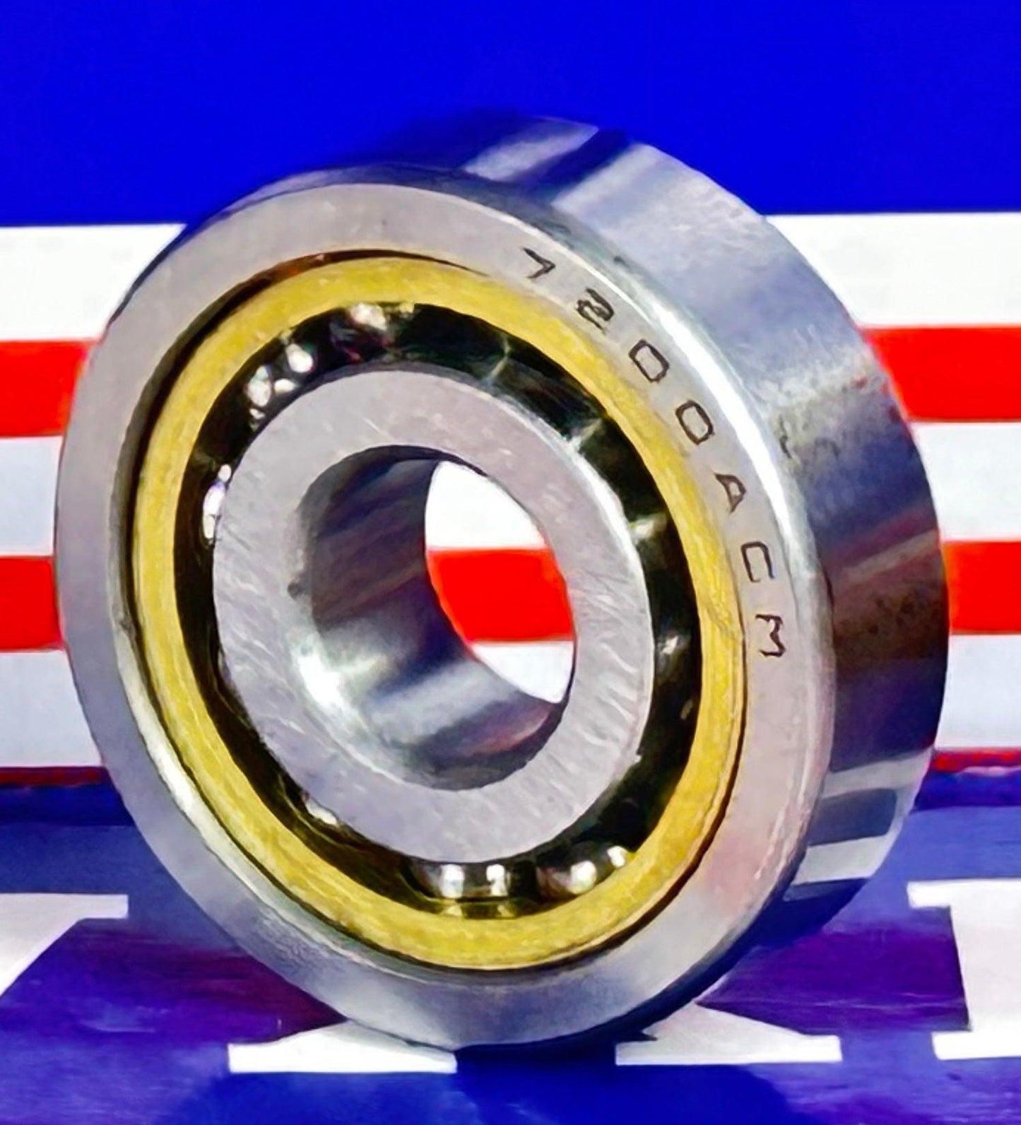 7200ACM Angular Contact bearing Bronze Cage 10x30x9mm - Buy Bearings online