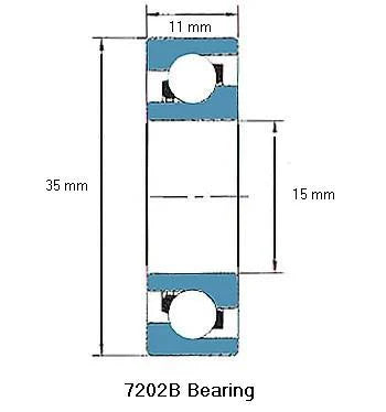 7202B Bearing Angular contact 7202B - Buy Bearings online