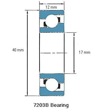 7203B Angular Contact Ball Bearing - Buy Bearings online