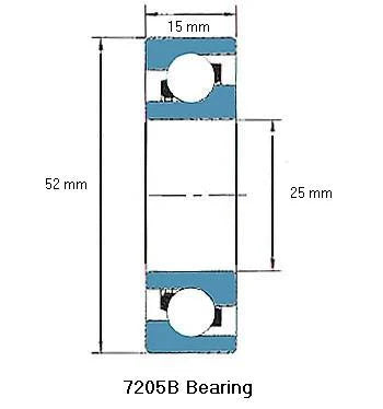 7205B Angular Contact Ball Bearing - Buy Bearings online