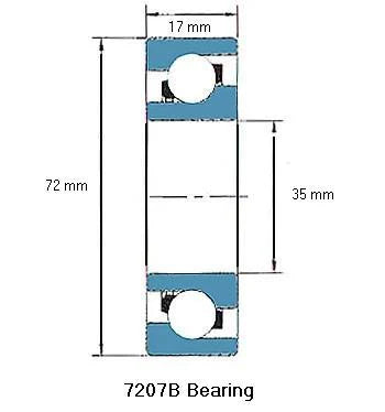 7207B Angular Contact Ball Bearing - Buy Bearings online