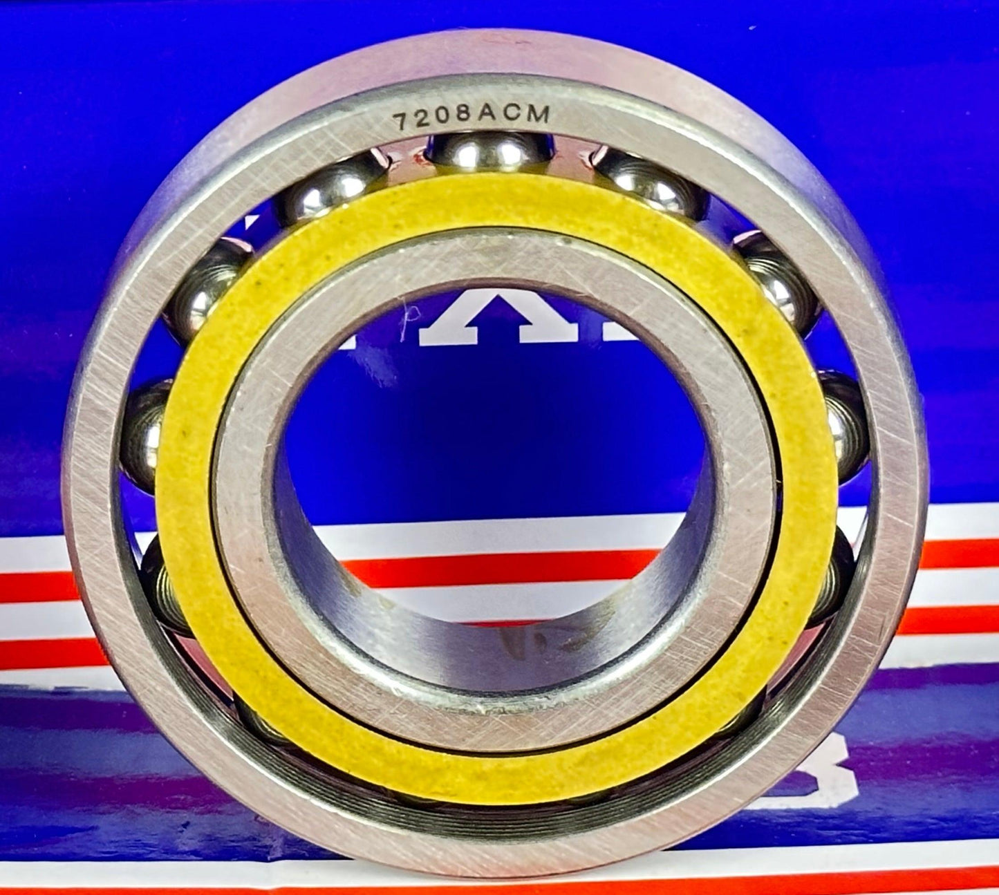 7208ACM Angular Contact bearing Bronze Cage 40x80x18mm - Buy Bearings online