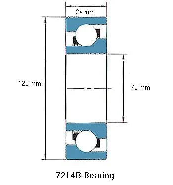 7214B Bearing Angular contact 7214B - Buy Bearings online