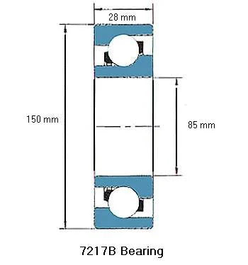 7217B Bearing Angular contact 7217B - Buy Bearings online