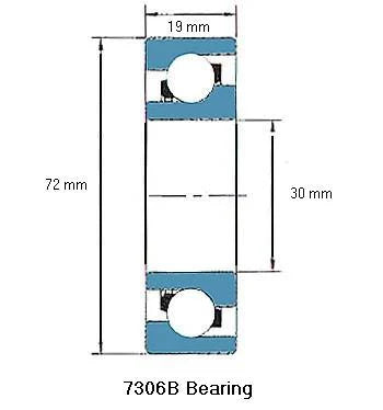 7306B Bearing Angular contact 7306B - Buy Bearings online