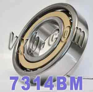 7314BM Angular Contact bearing Bronze Cage 70x150x35 - Buy Bearings online