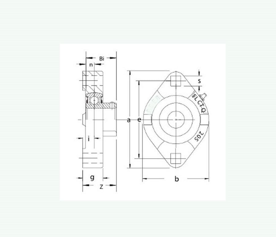 FHSFLCTQ202-10 Bearing Flange Ductile Flush 2 Bolt 9/16 - Buy Bearings online