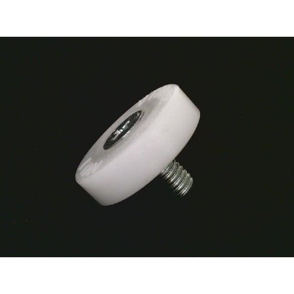 Flat Nylon Ball Bearing - 24mm White Plastic Tire for sliding doors & windows - Buy Bearings online