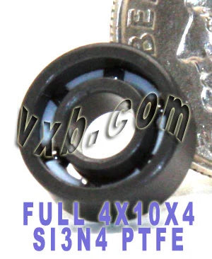 4x10mm Full Ceramic Ball Bearing Si3N4 4x10x4mm - Buy Bearings online