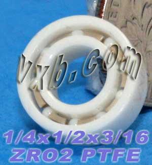 Full Ceramic Bearing 1/4" x 1/2" x 3/16" Miniature - Buy Bearings online