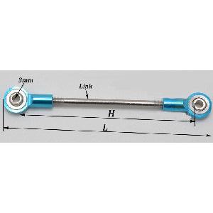 M3 119mm (4.68") Long Miniature Rod End Linkage - Buy Bearings online