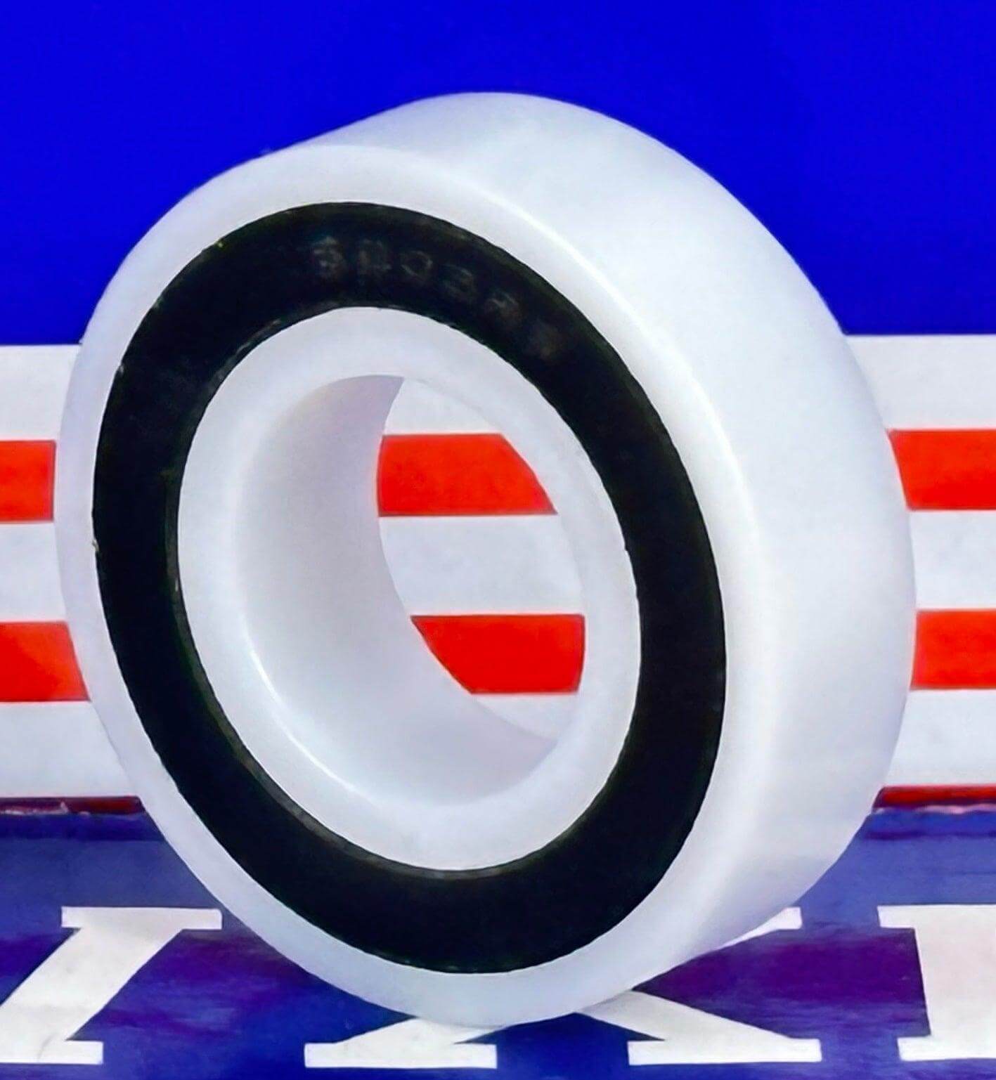 6008-2RS Plastic Bearing - POM - SS316 Stainless Steel Balls - Food Grade - 40x68x15mm - Buy Bearings online