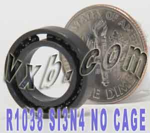 R1038 Full Complement Full Ceramic Bearing 3/8" x 5/8" x 5/32" Si3N4 - Buy Bearings online