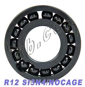 R12 Full Complement Si3N4 Ceramic Bearing 3/4" x 1-5/8" x 7/16" - Buy Bearings online