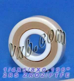 R4-2RS Full ZrO2 Ceramic Bearing 1/4" x 5/8" x 0.196" - Sealed - Buy Bearings online