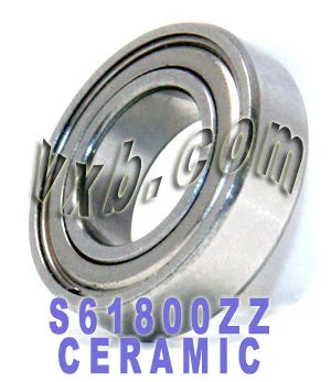 S61800ZZ Bearing Ceramic Stainless Steel Shielded 10x19x5 Bearing - Buy Bearings online