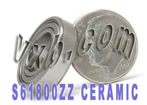 S61800ZZ Bearing Ceramic Stainless Steel Shielded 10x19x5 Bearing - Buy Bearings online