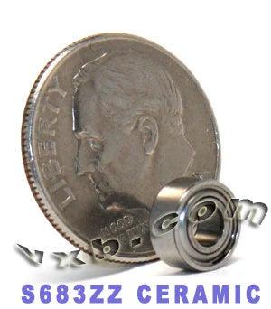 S683ZZ Hybrid Ceramic ABEC-5 Bearing Stainless Steel Shielded 3x7x3mm - Buy Bearings online