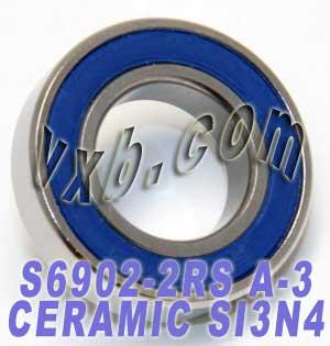 S6902-2RS Ceramic Bearing ABEC-3 Si3N4 Sealed 15x28x7mm Bearing - Buy Bearings online