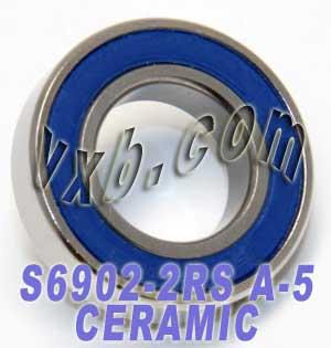 S6902-2RS Ceramic Bearing ZrO2 Sealed ABEC-5 15x28x7mm - Buy Bearings online