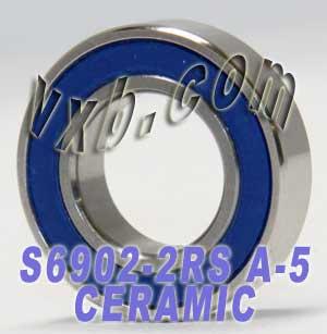S6902-2RS Ceramic Bearing ZrO2 Sealed ABEC-5 15x28x7mm - Buy Bearings online