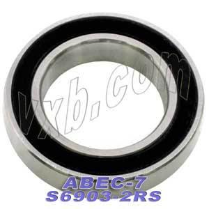 S6903-2RS Premium ABEC-7 Bearing 17x30x7mm Stainless Steel Sealed Bearing - Buy Bearings online
