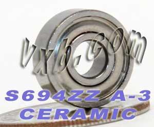 S694ZZ Ceramic Bearing ABEC-3 Stainless Steel Shielded 4x11x4 Bearing - Buy Bearings online