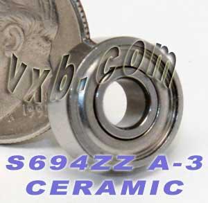 S694ZZ Ceramic Bearing ABEC-3 Stainless Steel Shielded 4x11x4 Bearing - Buy Bearings online