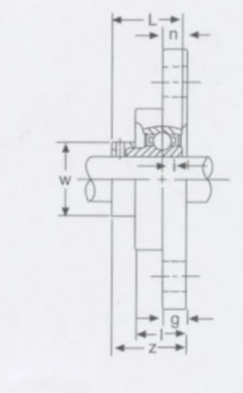 10mm Flange Bearing UFL000 Eccentric Collar Locking Two-Bolt Flange Unit - Buy Bearings online