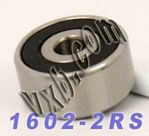 1602-2RS Bearing 1/4" x 11/16" x 5/16" - Miniature - Sealed - Buy Bearings online